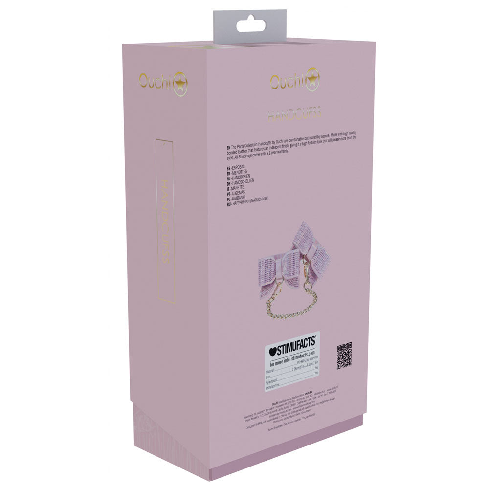 OUCH! Paris Collection - Handcuffs - Pink Restraints Shots Toys