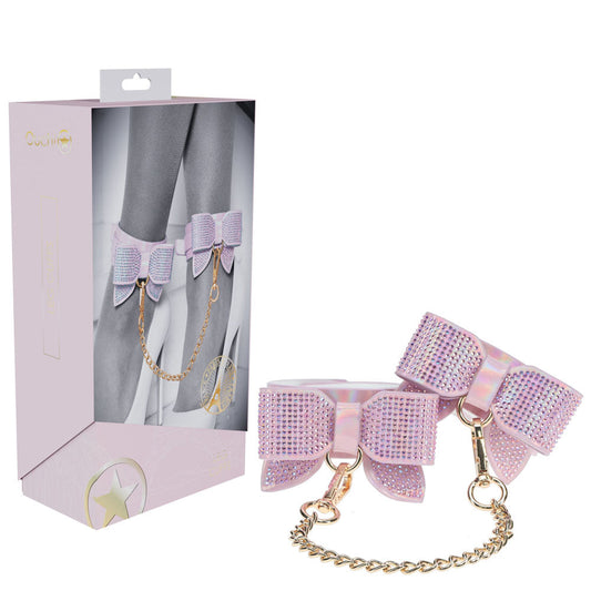 OUCH! Paris Collection - Leg Cuffs - Pink Restraints Shots Toys