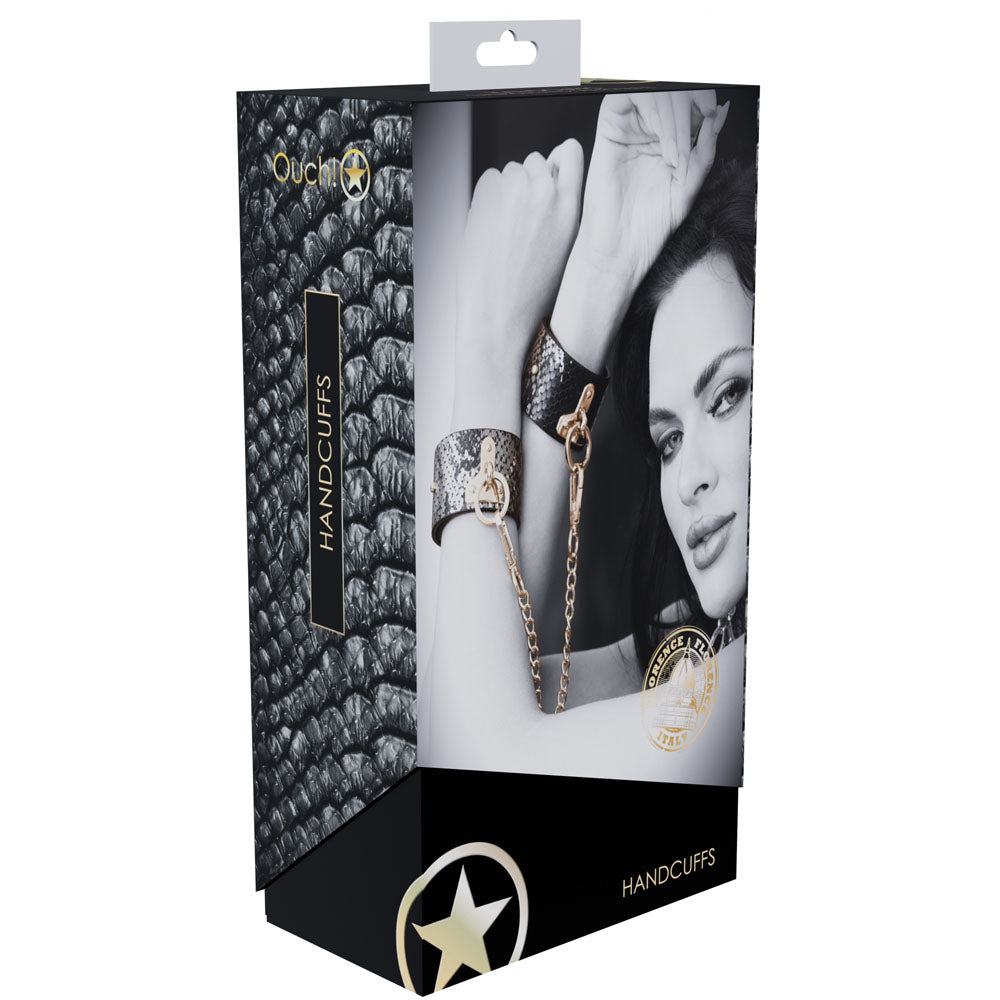 OUCH! Florence Collection - Handcuffs - Black Restraints Shots Toys