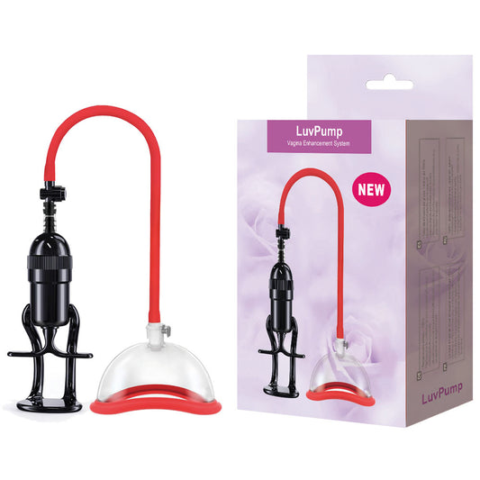 LuvPump Vagina Enhancement System - Clear/Red Vagina Pump Red - Club X