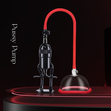 LuvPump Vagina Enhancement System - Clear/Red Vagina Pump LuvPump