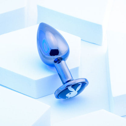 Playboy Pleasure TUX - Small - Metal 7.4 cm Small Butt Plug Playboy Pleasure