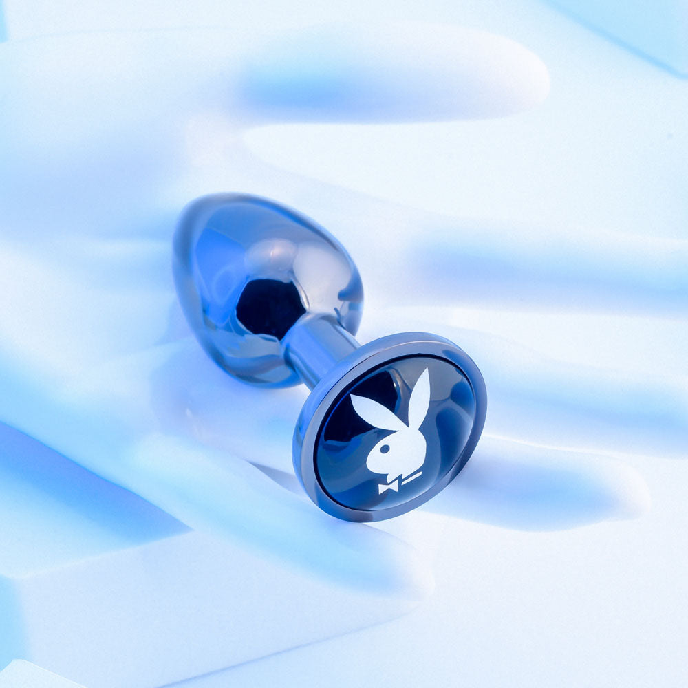 Playboy Pleasure TUX - Small - Metal 7.4 cm Small Butt Plug Playboy Pleasure