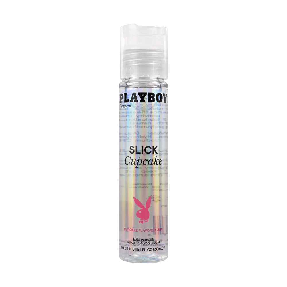 Playboy Pleasure SLICK CUPCAKE 1OZ - Cupcake Flavoured Water Based Lubricant - 30 ml Bottle Default Title - Club X