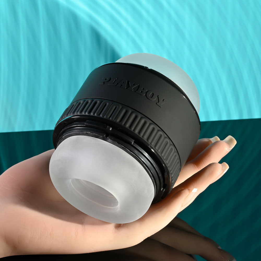 Playboy Pleasure TIGHT END - Clear Dual Ended Stroker Playboy Pleasure