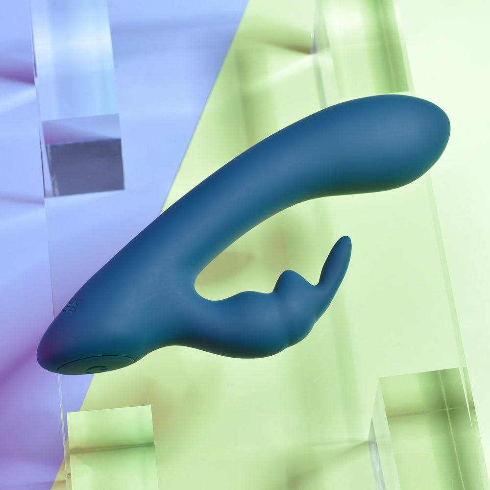 Playboy Pleasure LIL RABBIT - Deep Teal 14.6 cm USB Rechargeable Rabbit Vibrator Playboy