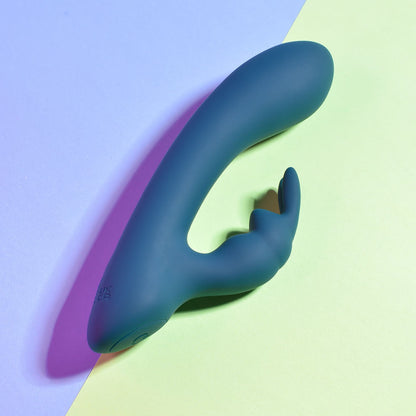 Playboy Pleasure LIL RABBIT - Deep Teal 14.6 cm USB Rechargeable Rabbit Vibrator Playboy