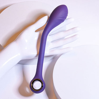 Playboy Pleasure SPOT ON - Purple 22.6 cm USB Rechargeable Poseable G-Spot Vibrator Playboy Pleasure