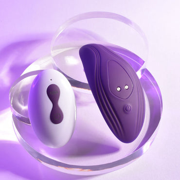 Playboy Pleasure OUR LITTLE SECRET - Purple USB Rechargeable Panty Vibrator with Wireless Remote Control Playboy Pleasure