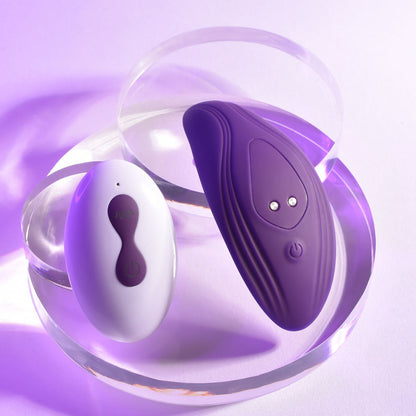 Playboy Pleasure OUR LITTLE SECRET - Purple USB Rechargeable Panty Vibrator with Wireless Remote Control Playboy Pleasure