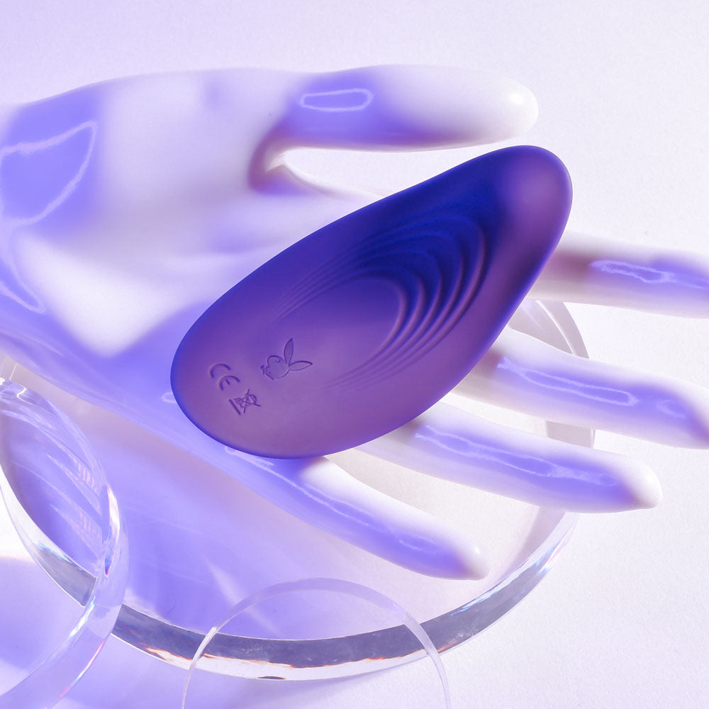 Playboy Pleasure OUR LITTLE SECRET - Purple USB Rechargeable Panty Vibrator with Wireless Remote Control Playboy Pleasure