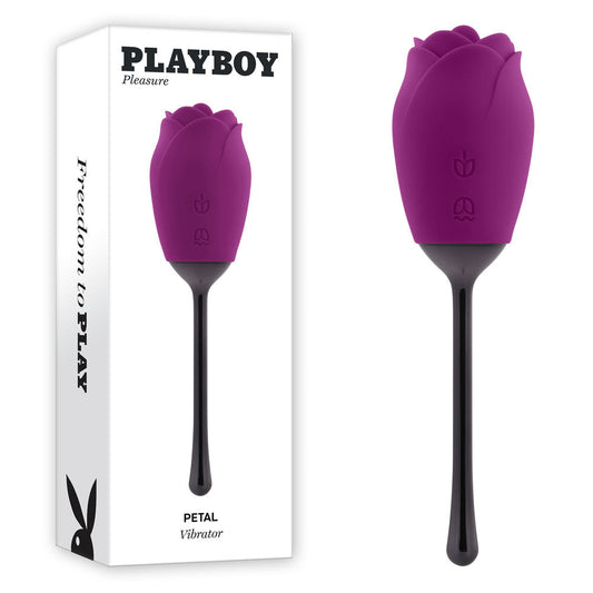 Playboy Pleasure PETAL - Purple USB Rechargeable Flicking Stimulator Playboy Pleasure