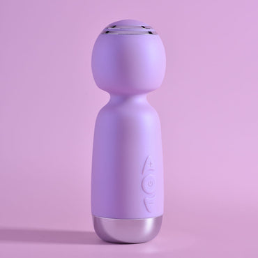 Playboy Pleasure ROYAL MINI - Lilac 12.5 cm USB Rechargeable Mini Wand Vibrator Playboy Pleasure