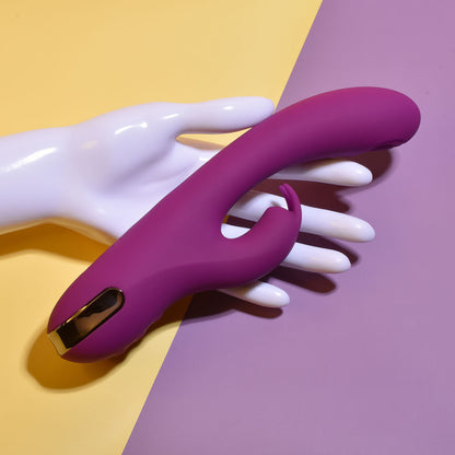 Playboy Pleasure THUMPER - Purple 21.9 cm USB Rechargeable Rabbit Vibrator Playboy Pleasure