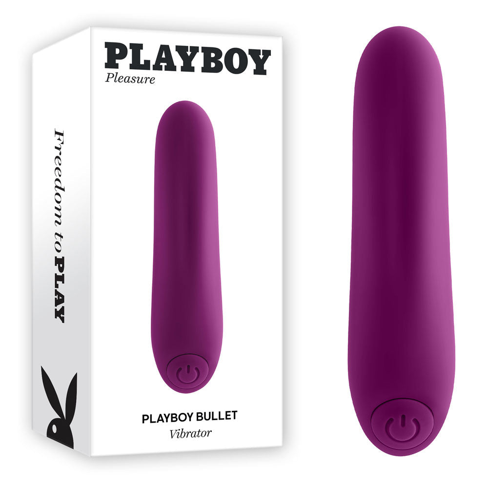 Playboy Pleasure PLAYBOY BULLET - Purple 9 cm USB Rechargeable Bullet Playboy Pleasure