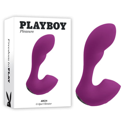 Playboy Pleasure ARCH - Purple 14.1 cm USB Rechargeable G-Spot Vibrator Playboy Pleasure