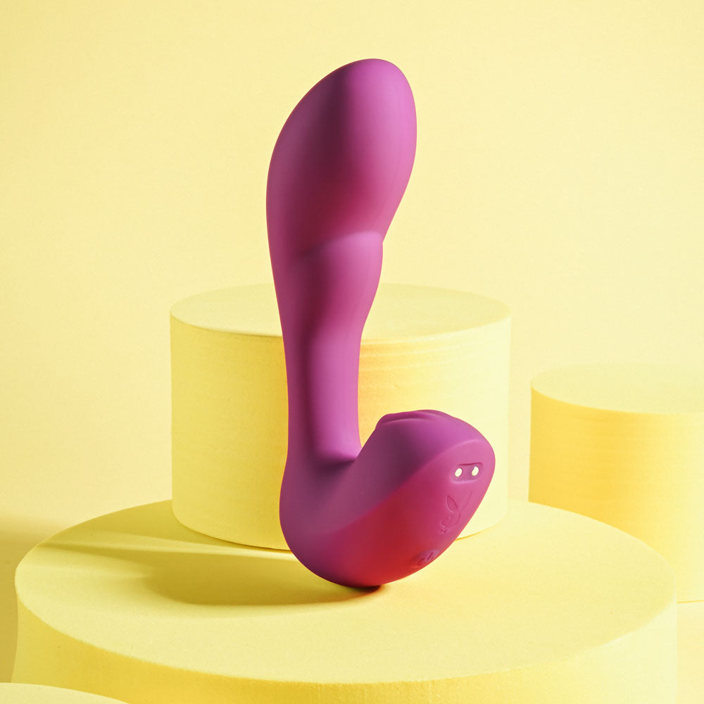 Playboy Pleasure ARCH - Purple 14.1 cm USB Rechargeable G-Spot Vibrator Playboy Pleasure