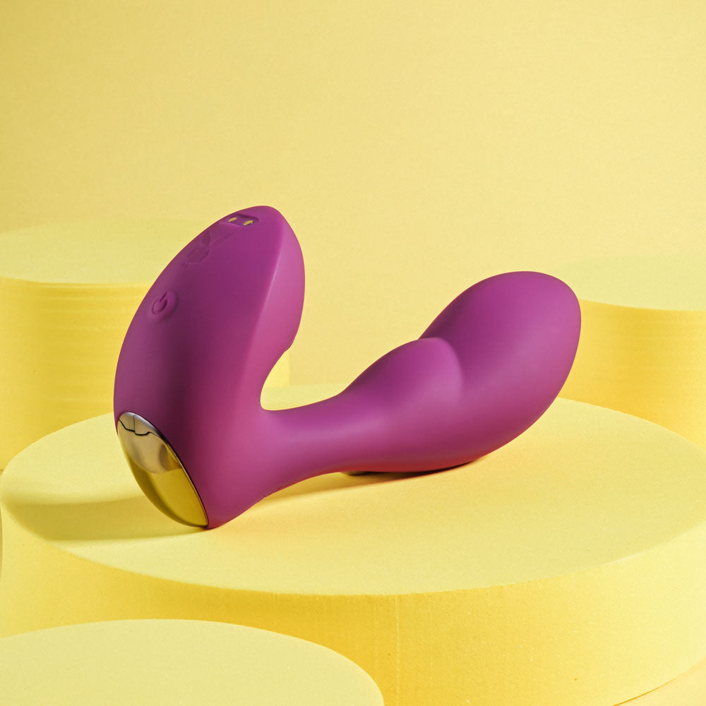 Playboy Pleasure ARCH - Purple 14.1 cm USB Rechargeable G-Spot Vibrator Playboy Pleasure