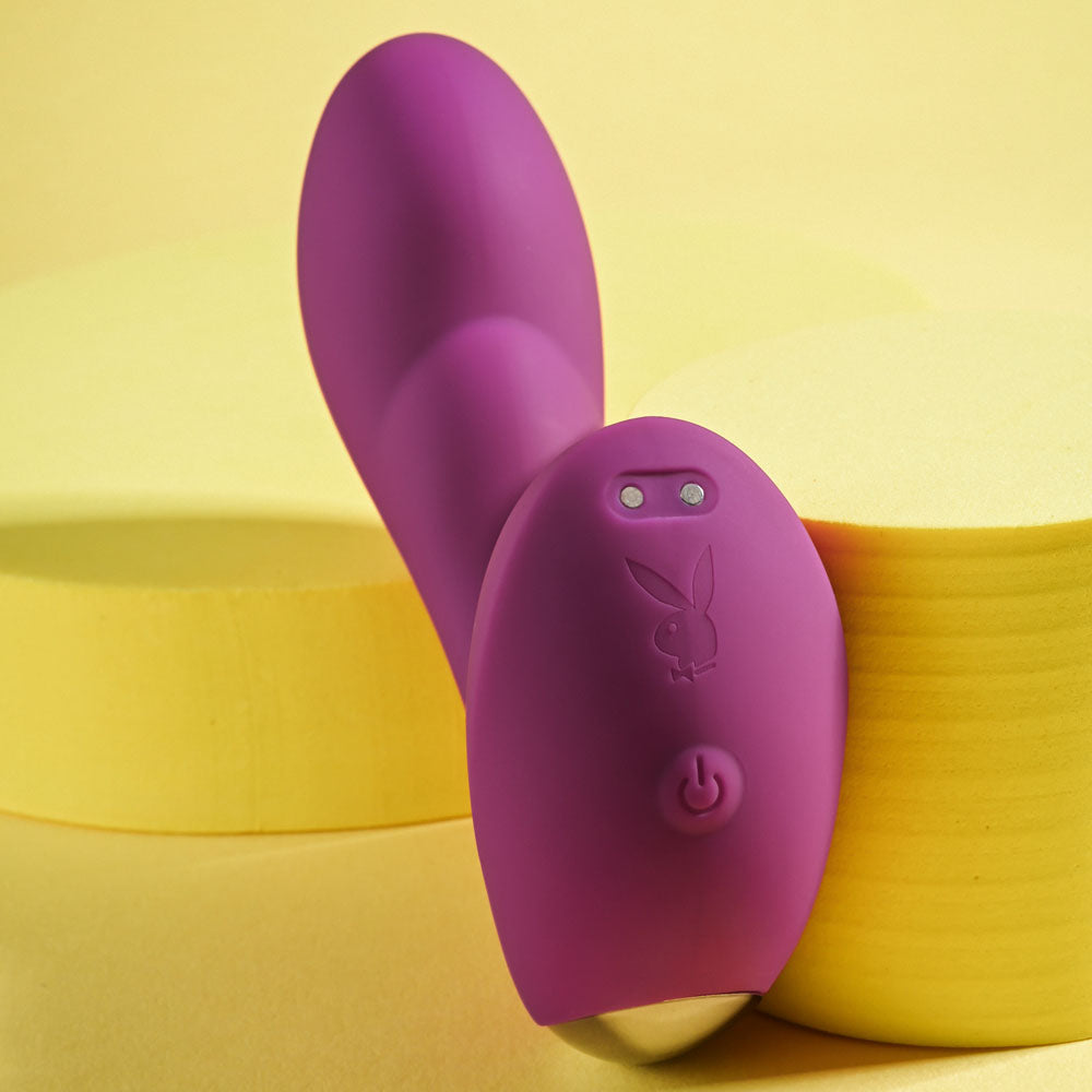 Playboy Pleasure ARCH - Purple 14.1 cm USB Rechargeable G-Spot Vibrator Playboy Pleasure