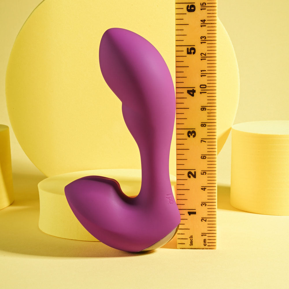 Playboy Pleasure ARCH - Purple 14.1 cm USB Rechargeable G-Spot Vibrator Playboy Pleasure
