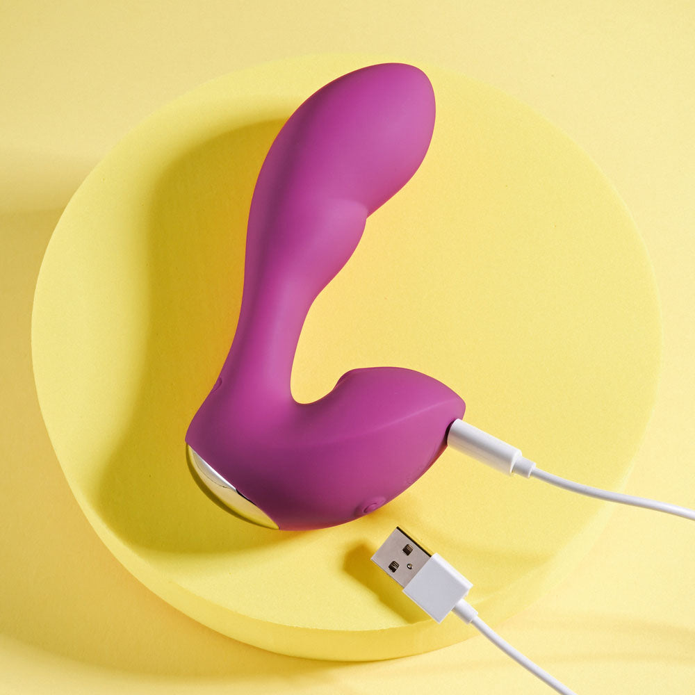 Playboy Pleasure ARCH - Purple 14.1 cm USB Rechargeable G-Spot Vibrator Playboy Pleasure