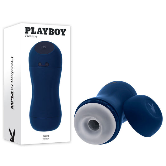 Playboy Pleasure GUSTO - USB Rechargeable Vibrating & Sucking Masturbator Playboy Pleasure