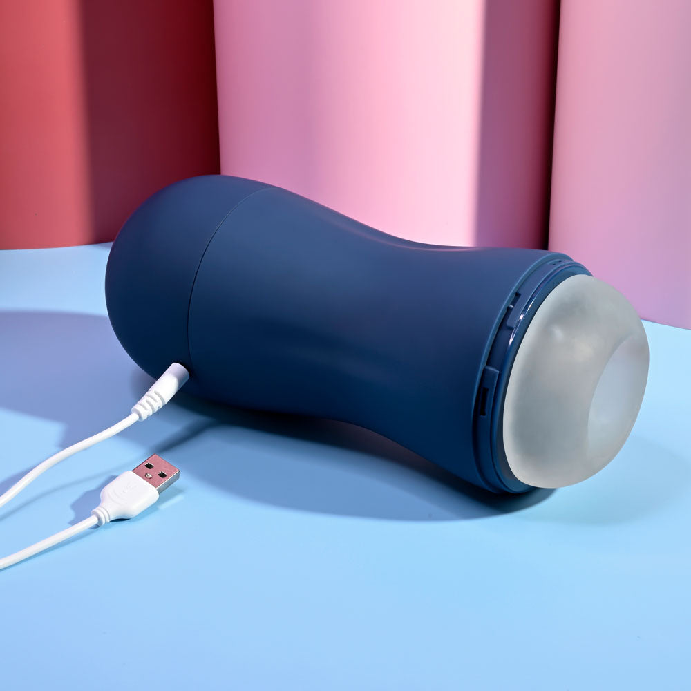 Playboy Pleasure GUSTO - USB Rechargeable Vibrating & Sucking Masturbator Playboy Pleasure