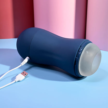 Playboy Pleasure GUSTO - USB Rechargeable Vibrating & Sucking Masturbator Playboy Pleasure