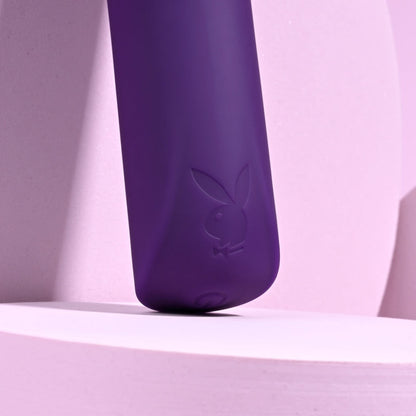 Playboy Pleasure ONE & ONLY - Purple 12 cm USB Rechargeable Bullet Playboy Pleasure