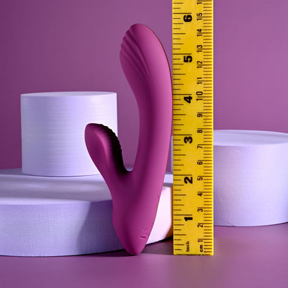 Playboy Pleasure BITTY BUNNY - Purple 14.7 cm USB Rechargeable Rabbit Vibrator Playboy Pleasure