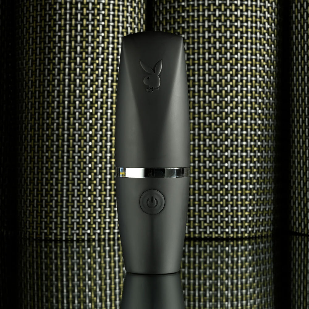 Playboy Pleasure EXCURSION - Black 14.2 cm USB Rechargeable Suction Stimulator Playboy Pleasure