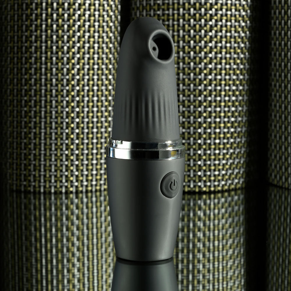 Playboy Pleasure EXCURSION - Black 14.2 cm USB Rechargeable Suction Stimulator Playboy Pleasure