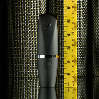 Playboy Pleasure EXCURSION - Black 14.2 cm USB Rechargeable Suction Stimulator Playboy Pleasure