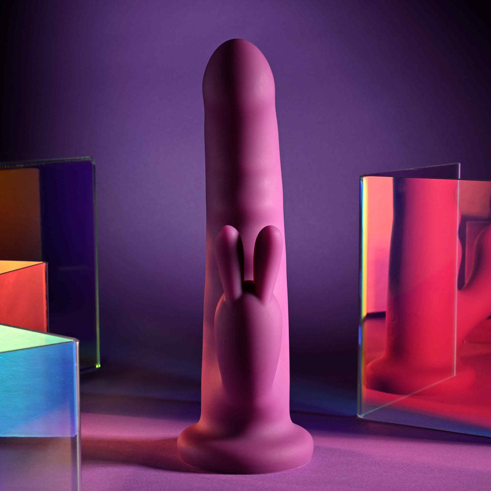 Playboy Pleasure FLUFFLE - Purple 19.7 cm USB Rechargeable Rabbit Vibrator Playboy Pleasure