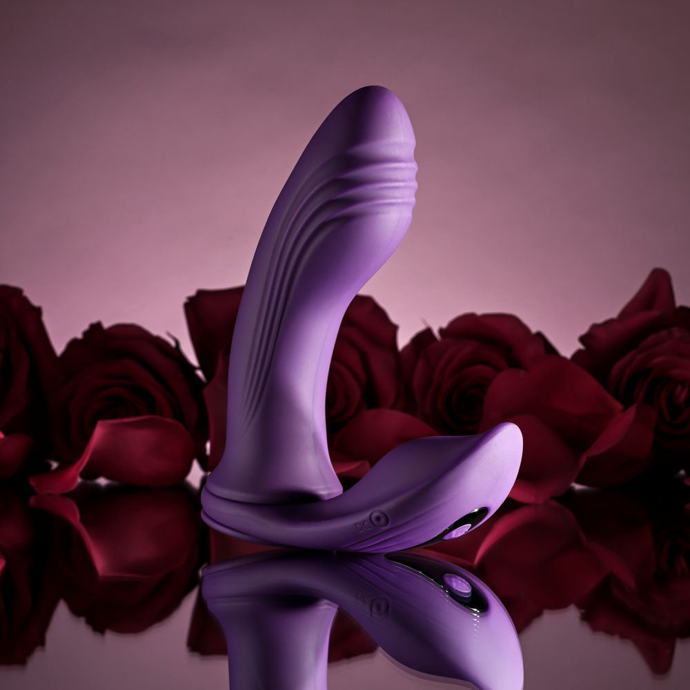Playboy Pleasure MIX & MATCH - Purple USB Rechargeable with C-Ring Attachment Playboy Pleasure
