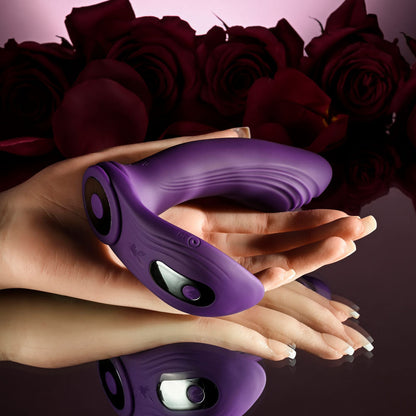 Playboy Pleasure MIX & MATCH - Purple USB Rechargeable with C-Ring Attachment Playboy Pleasure