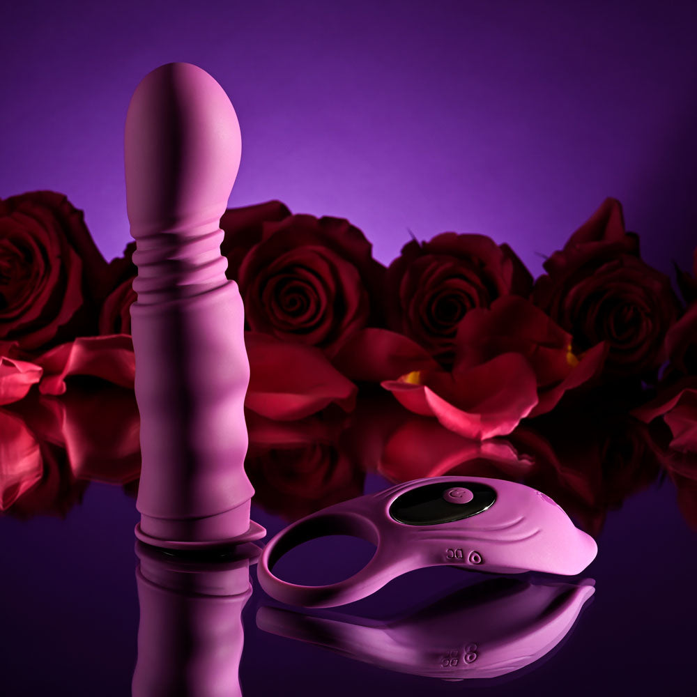 Playboy Pleasure MATCH PLAY - Pink USB Rechargeable with C-Ring Attachment Playboy Pleasure