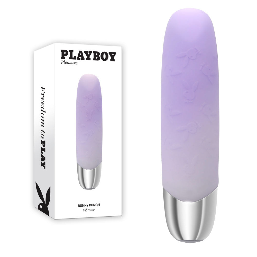 Playboy Pleasure BUNNY BUNCH - Pearl 11.3 cm USB Rechargeable Bullet Playboy Pleasure