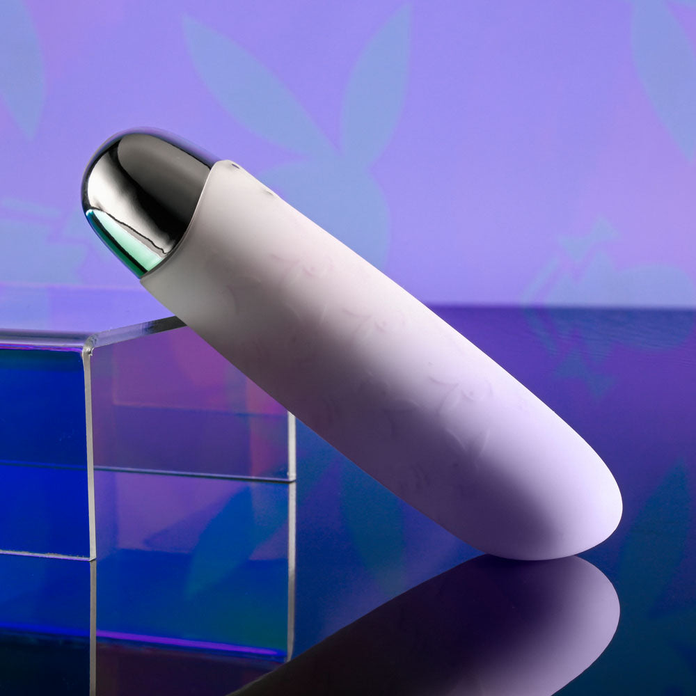 Playboy Pleasure BUNNY BUNCH - Pearl 11.3 cm USB Rechargeable Bullet Playboy Pleasure