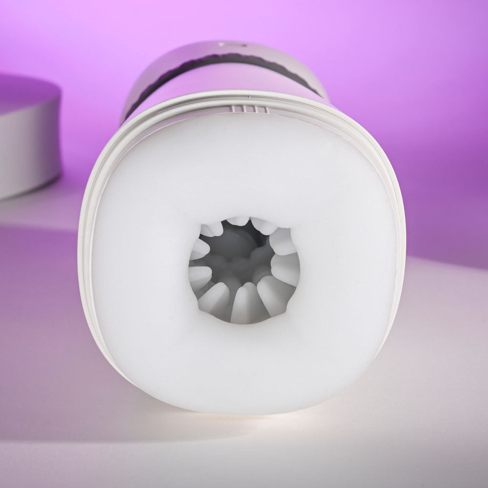 Playboy Pleasure TWIST & STROKE - White USB Rechargeable Heating Stroker with UV Cleaning Playboy Pleasure