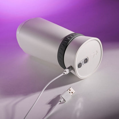 Playboy Pleasure TWIST & STROKE - White USB Rechargeable Heating Stroker with UV Cleaning Playboy Pleasure