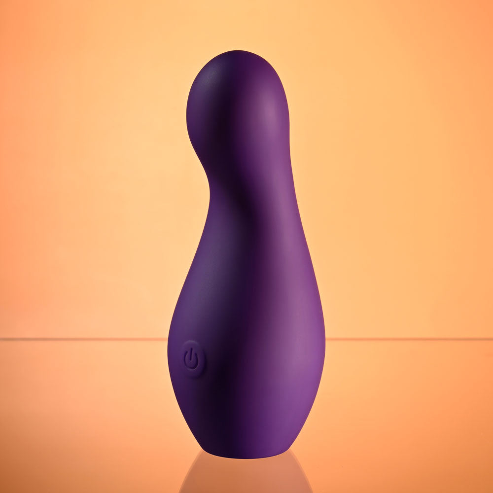 Playboy Pleasure THE JET SET - VIBRATOR - Purple 10.2 cm Vibrator with Self Charging Case Playboy Pleasure
