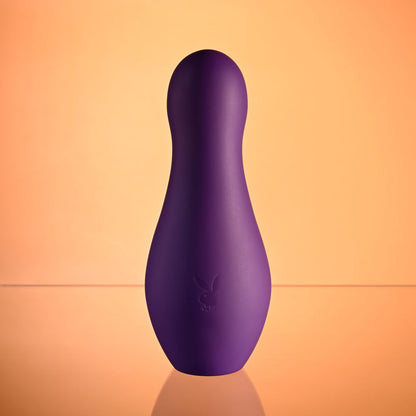Playboy Pleasure THE JET SET - VIBRATOR - Purple 10.2 cm Vibrator with Self Charging Case Playboy Pleasure