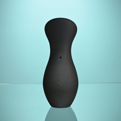 Playboy Pleasure THE JET SET - SUCKER - Black 10.3 cm Sucking Stimulator with Rechargeable Charging Case Playboy Pleasure