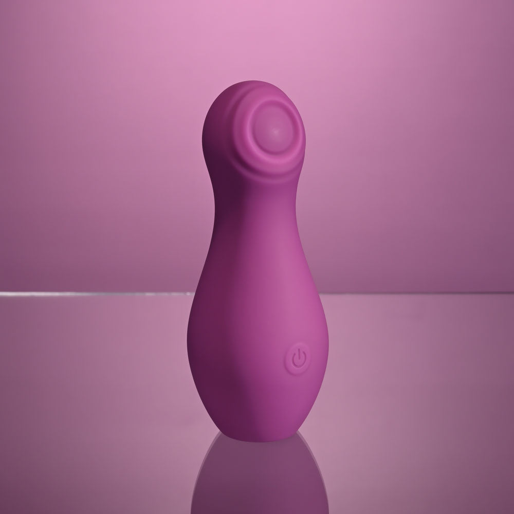 Playboy Pleasure THE JET SET - TAPPING - Purple 10.2 cm Tapping Stimulator with Charging Case Playboy Pleasure