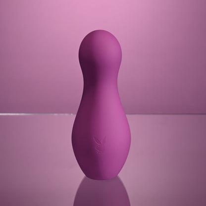 Playboy Pleasure THE JET SET - TAPPING - Purple 10.2 cm Tapping Stimulator with Charging Case Playboy Pleasure