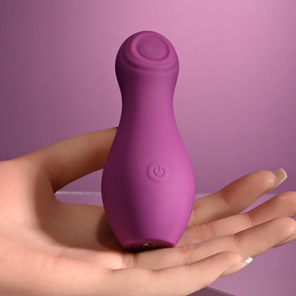 Playboy Pleasure THE JET SET - TAPPING - Purple 10.2 cm Tapping Stimulator with Charging Case Playboy Pleasure