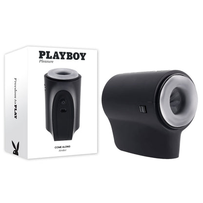 Playboy Pleasure COME ALONG - USB Rechargeable Vibrating Stroker Club X