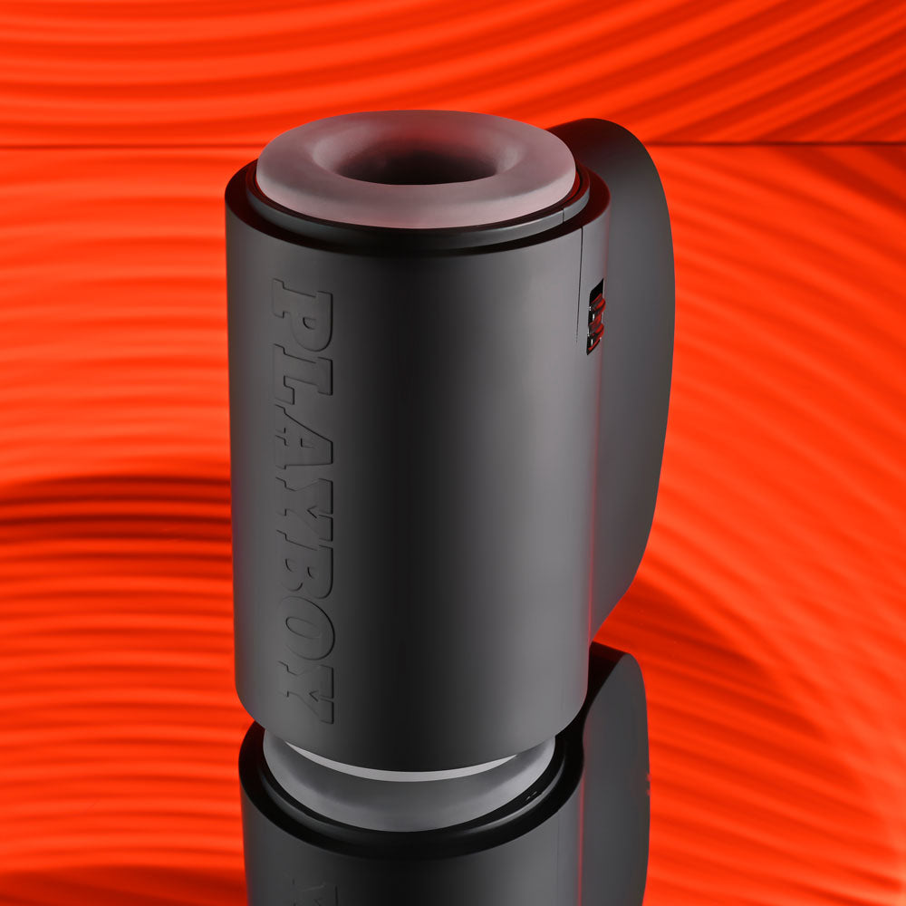 Playboy Pleasure COME ALONG - USB Rechargeable Vibrating Stroker Club X