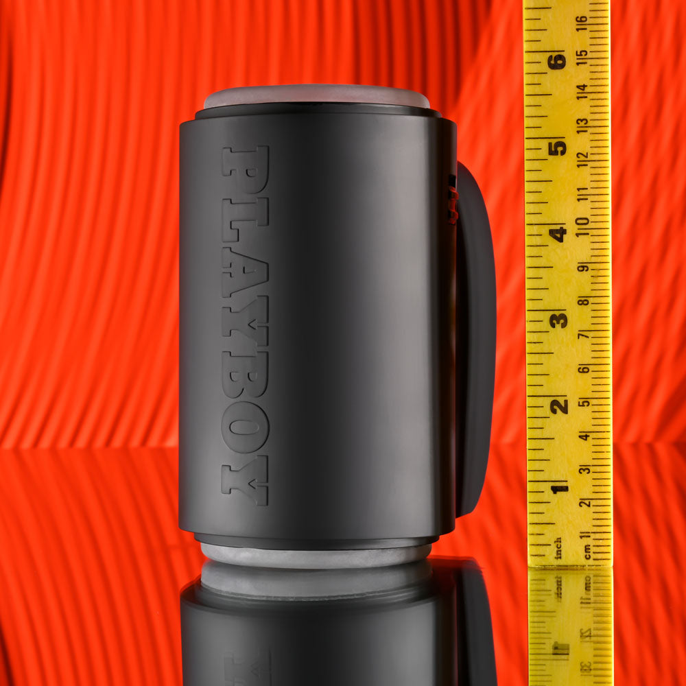 Playboy Pleasure COME ALONG - USB Rechargeable Vibrating Stroker Club X